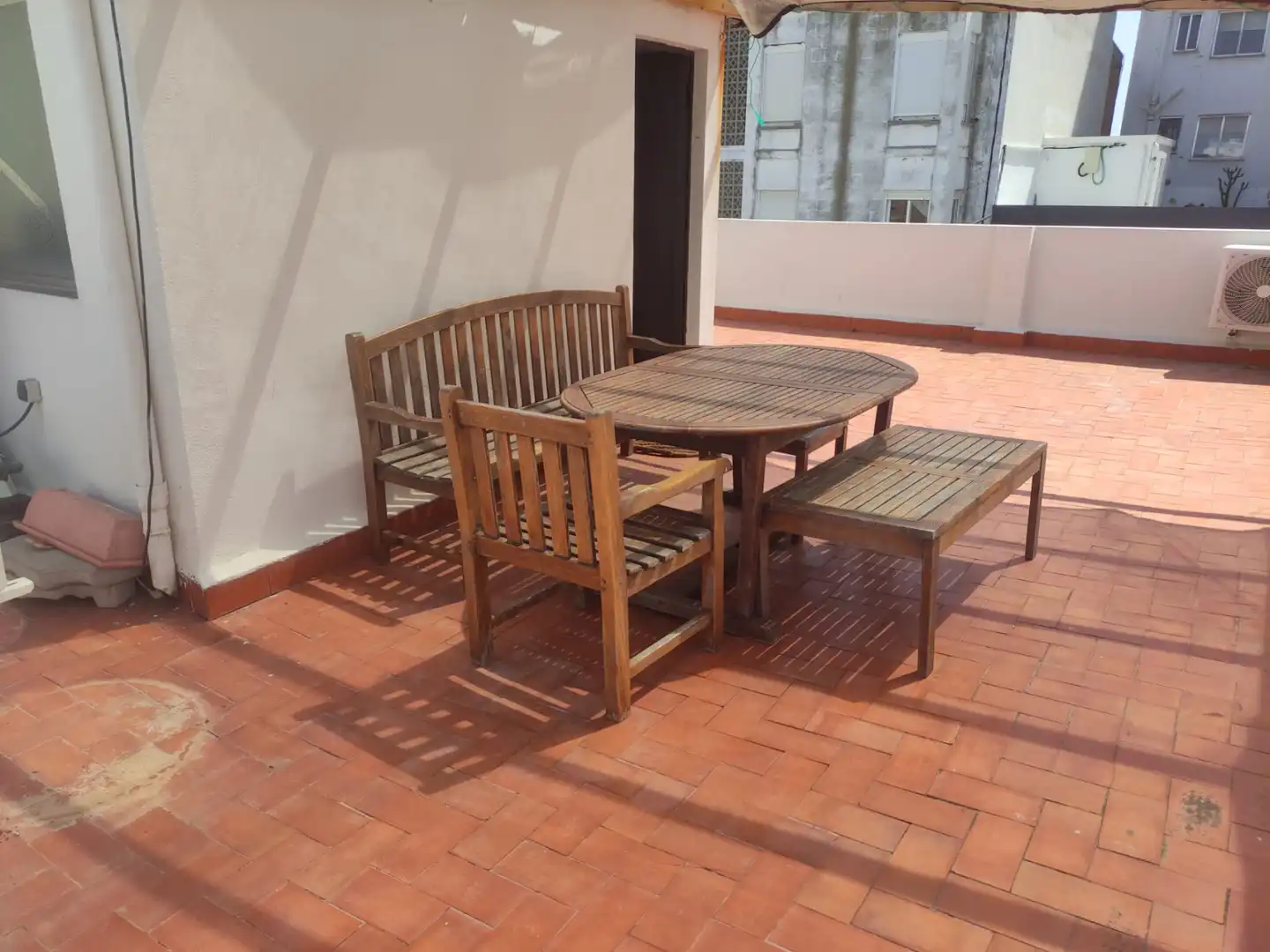 Terrasse von Wohnung zum Verkauf in Burriana / Borriana mit Klimaanlage, Möbliert und Ofen