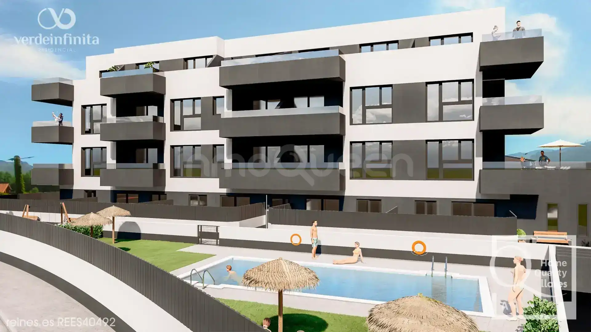 Vista exterior de Pis en venda en Los Corrales de Buelna  amb Calefacció i Terrassa