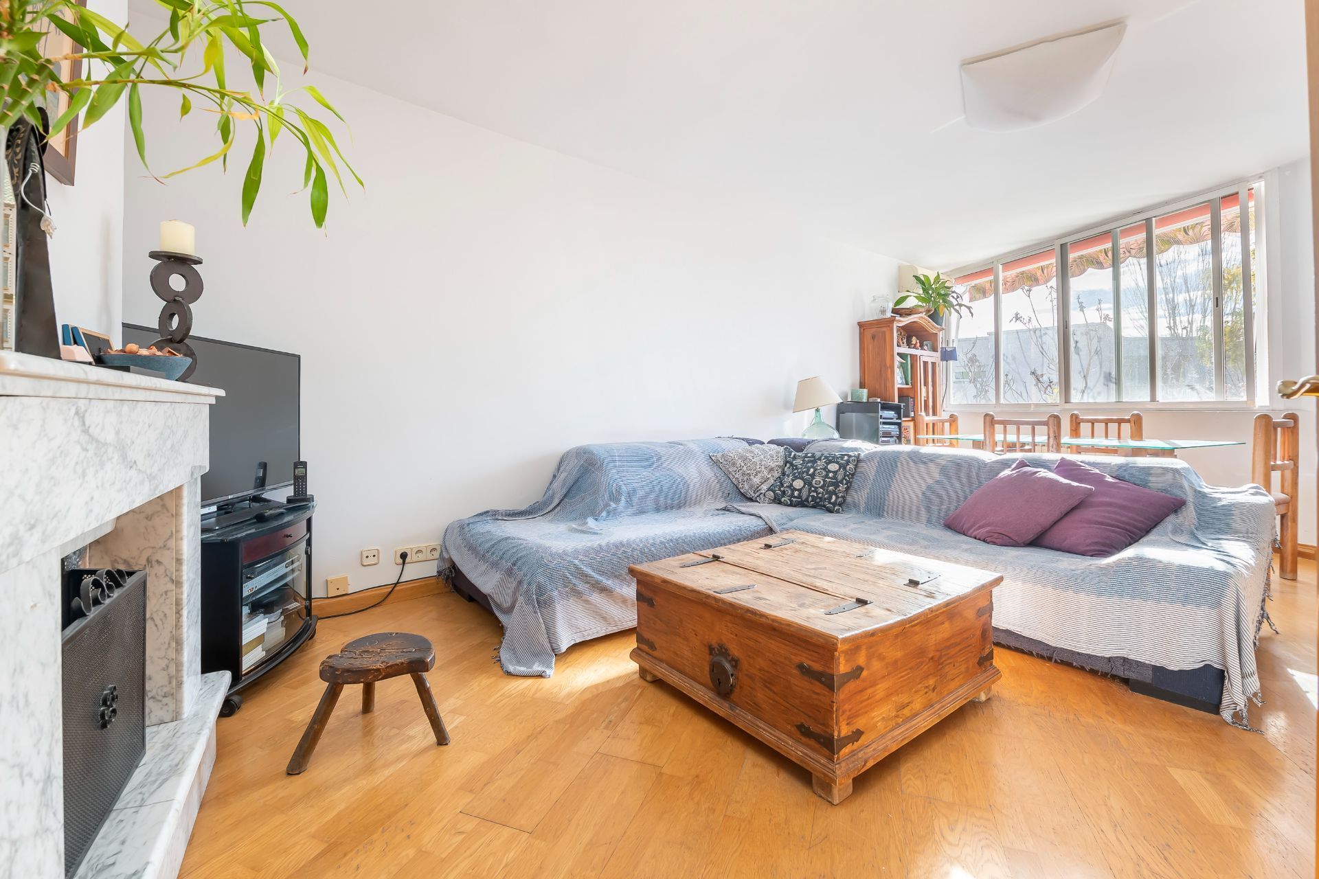 Sala d'estar de Pis en venda en Majadahonda amb Aire condicionat, Calefacció i Piscina comunitària