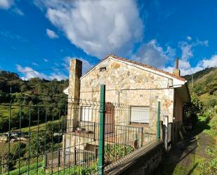 Vista exterior de Casa o xalet en venda en Mieres (Asturias) amb Calefacció, Terrassa i Traster