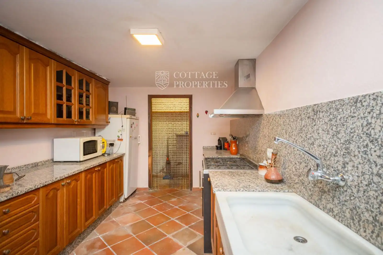 Cocina de Finca rústica en venta en Sant Miquel de Campmajor con Calefacción y Piscina