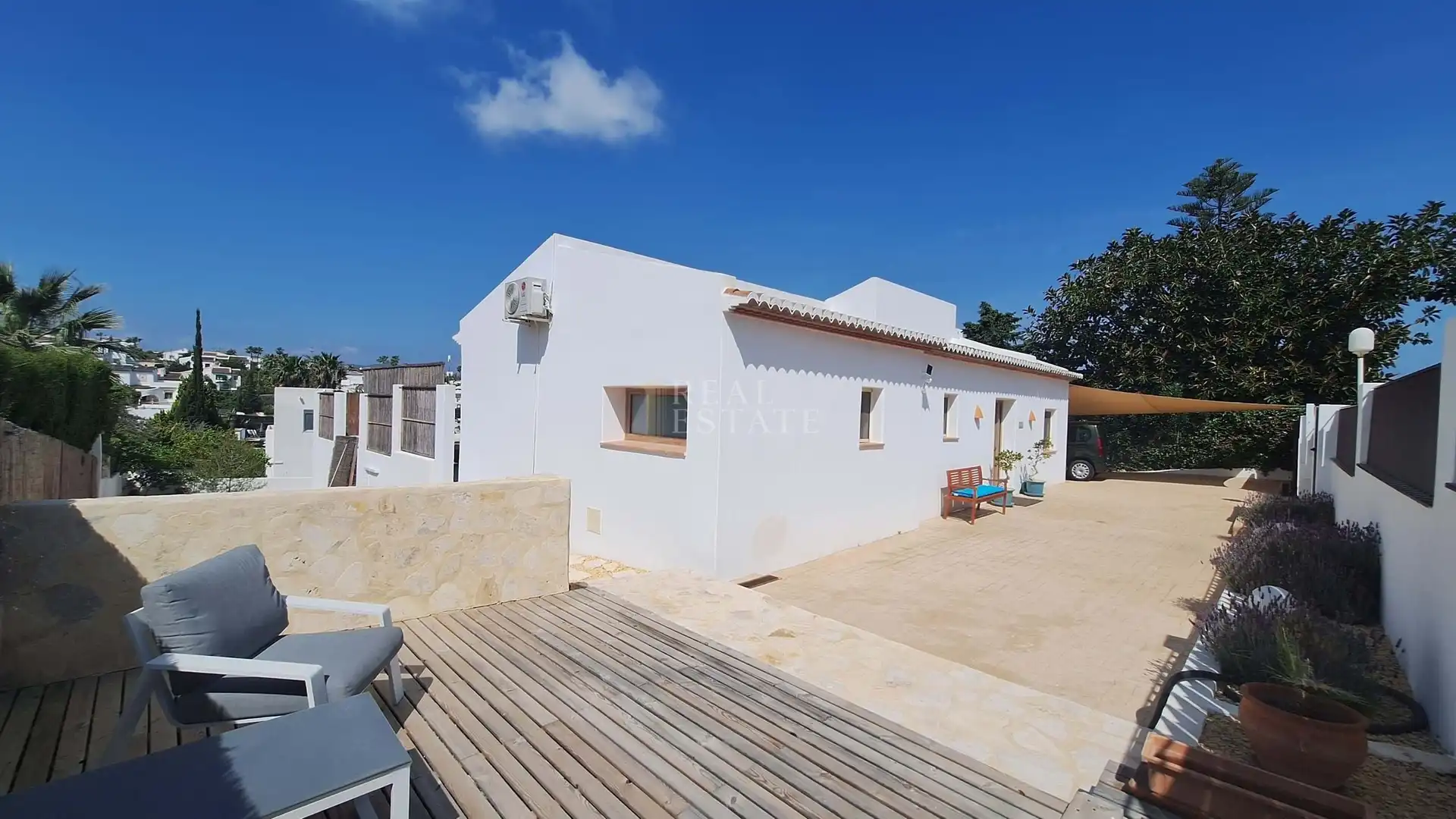 Vista exterior de Casa o chalet en venta en Jávea / Xàbia con Aire acondicionado, Terraza y Trastero