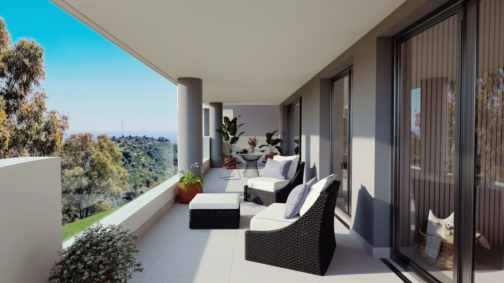 Terraza de Apartamento en venta en Marbella con Aire acondicionado, Terraza y Trastero