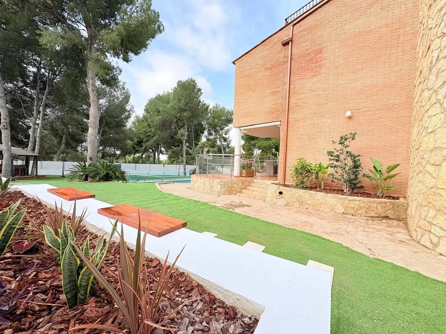 Terraza de Casa o chalet en venta en Alfinach - Los Monasterios