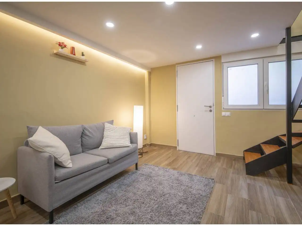 Sala de estar de Piso en venta en Barcelona con Amueblado