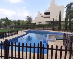 Swimming pool of Flat for sale in  Murcia Capital  with Air Conditioner, Private garden and Terrace