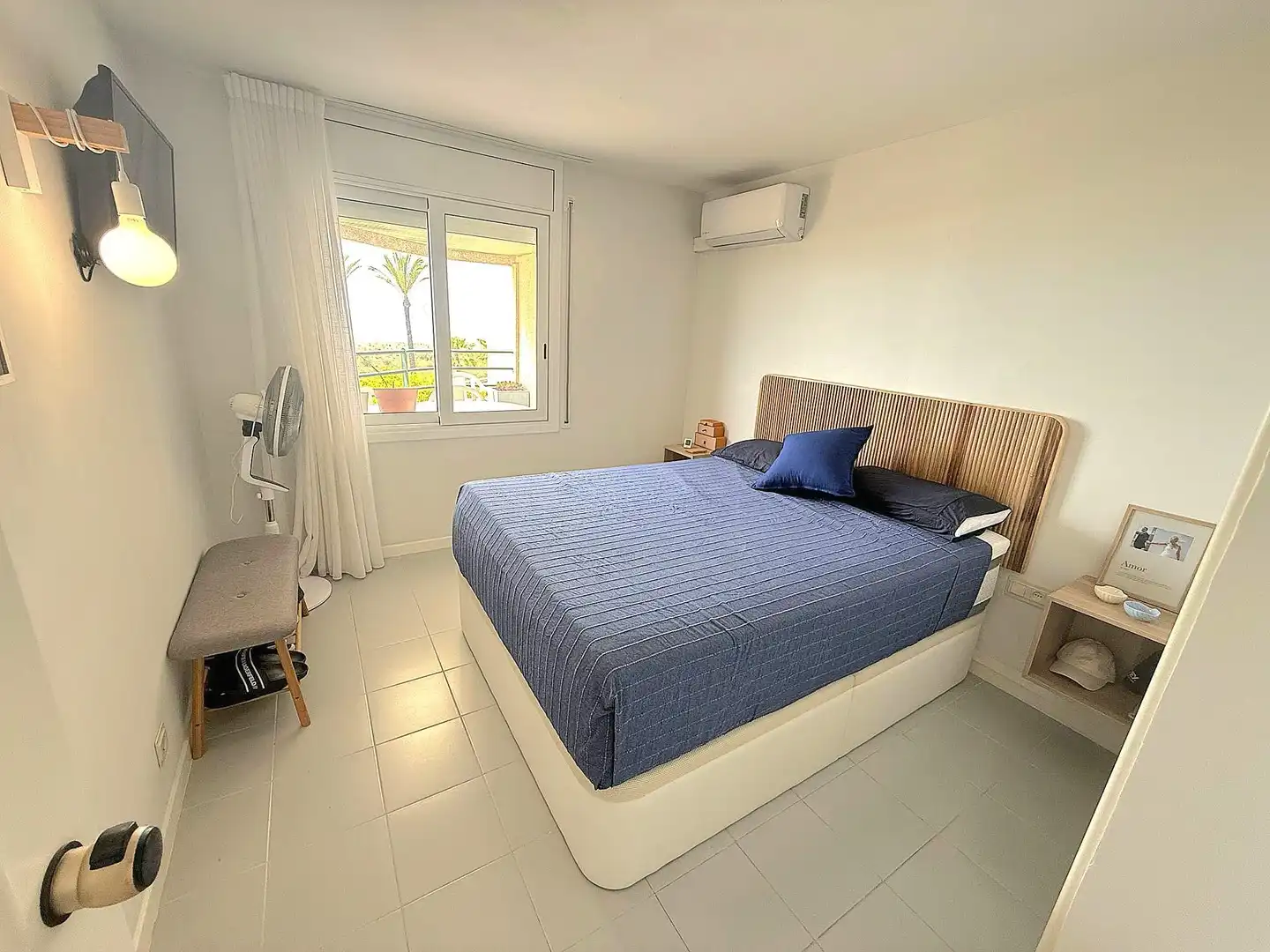 Schlafzimmer von Wohnungen zum Verkauf in Calafell mit Klimaanlage, Heizung und Privatgarten