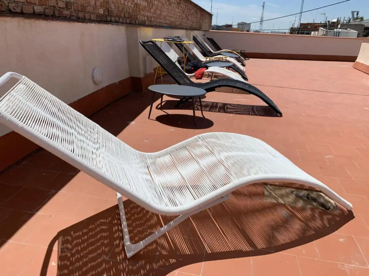 Terrace of Apartments for share in Madrid  with Heating, Furnished and Oven