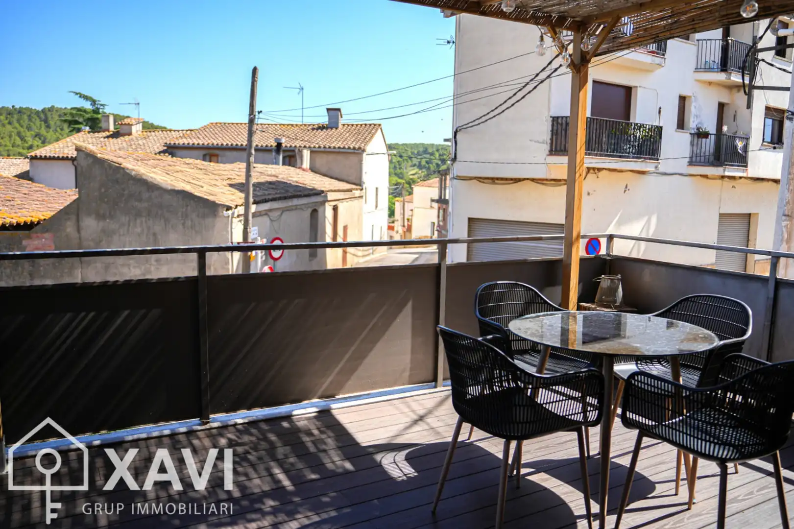 Terraza de Casa adosada en venta en Cabrera d'Anoia con Aire acondicionado, Calefacción y Jardín privado