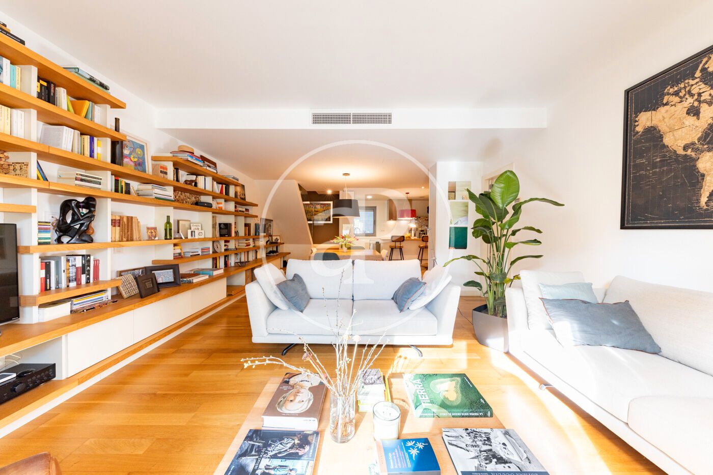 Wohnzimmer von Wohnung zum Verkauf in  Palma de Mallorca mit Klimaanlage, Heizung und Privatgarten