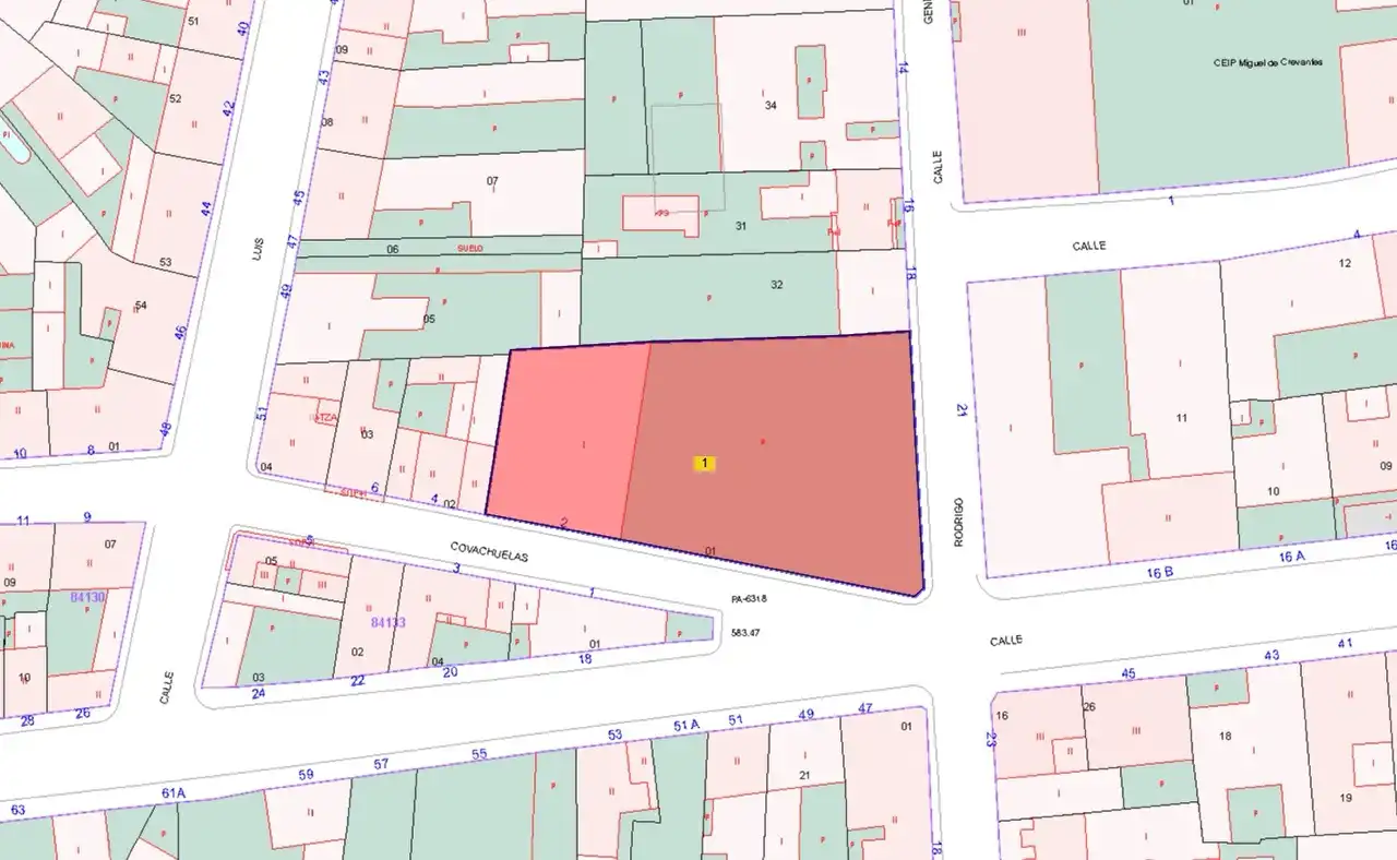 Terreno residencial en venta en Calle Covachuelas 2