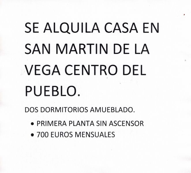 Casa o xalet de lloguer en San Martín de la Vega amb Moblat