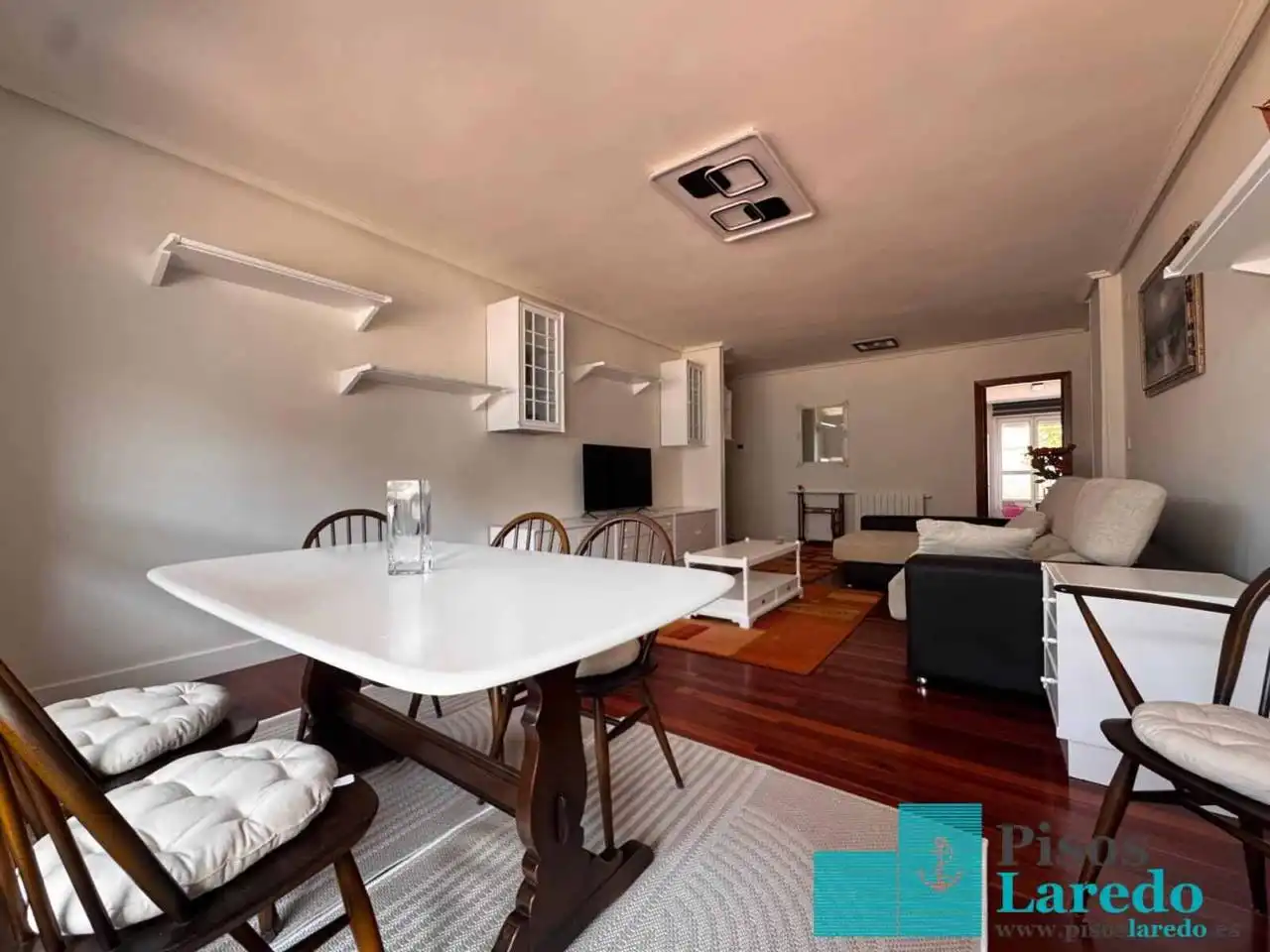 Living room of Flat for rent in Laredo  with Heating, Terrace and Furnished