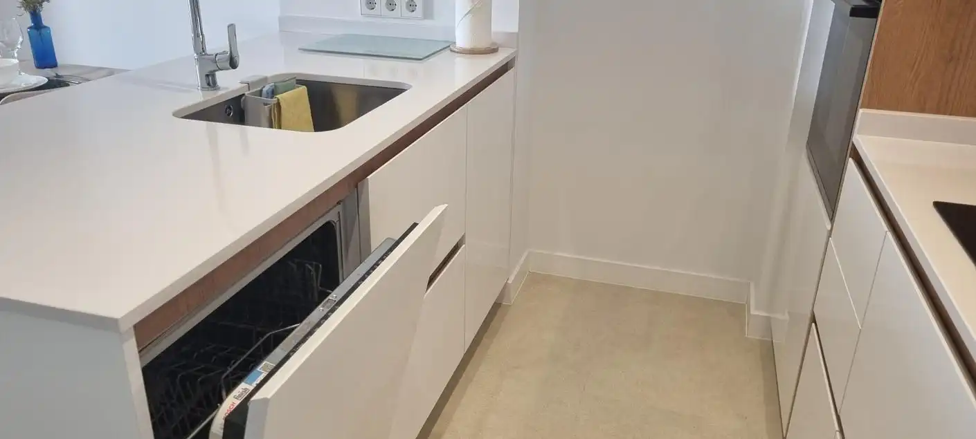 Cuina de Apartament de lloguer en Vélez-Málaga amb Aire condicionat, Calefacció i Terrassa