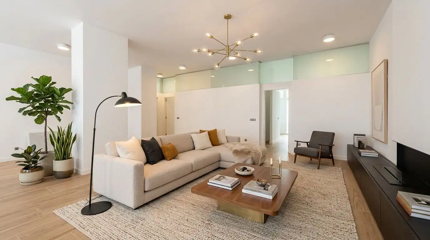 Sala de estar de Piso en venta en Sada (A Coruña)