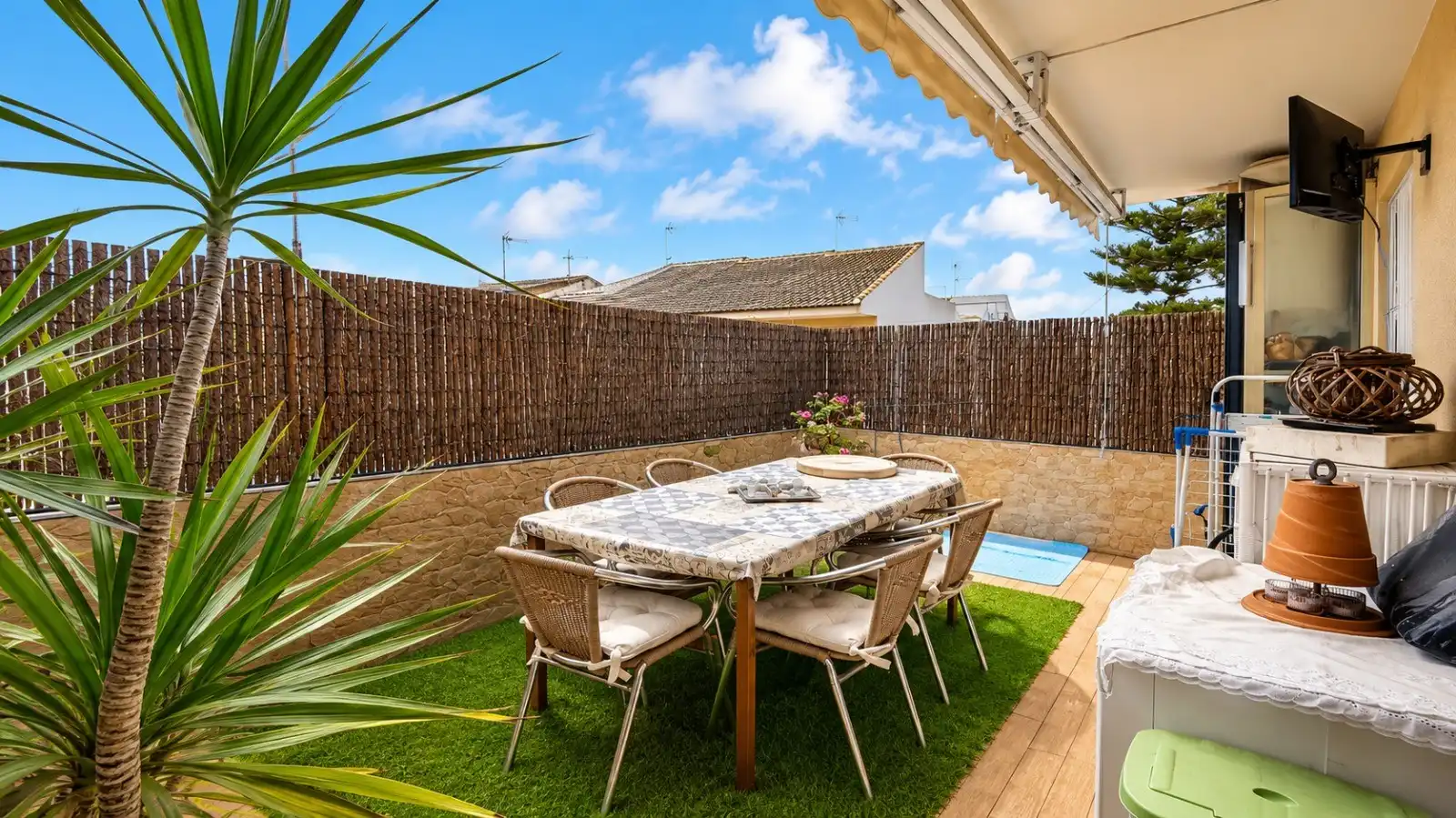 Terraza de Casa o chalet en venta en San Pedro del Pinatar con Aire acondicionado, Calefacción y Parquet