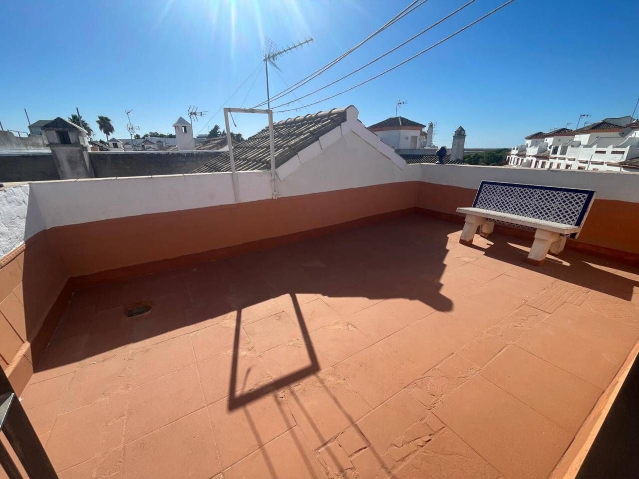 Terraza de Piso de alquiler en Chiclana de la Frontera con Aire acondicionado, Terraza y Amueblado