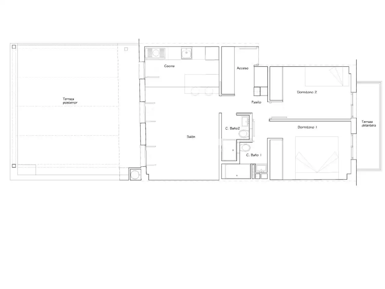 Flat for sale in Madrid