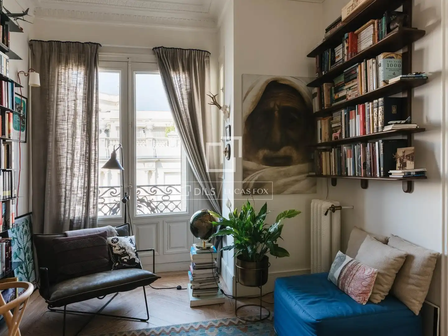 Sala de estar de Piso de alquiler en Salamanca con Aire acondicionado, Amueblado y Balcón