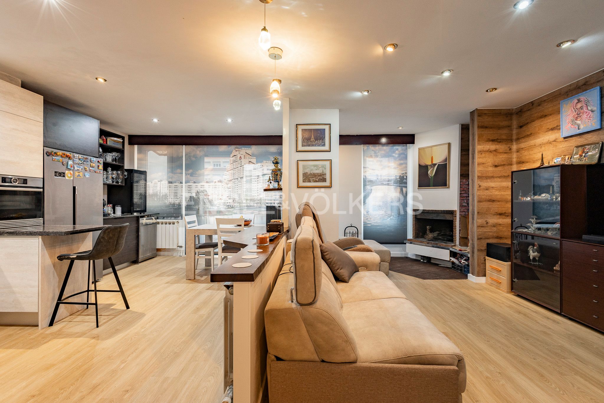 Living room of Apartment for sale in Manresa  with Heating, Parquet flooring and Sauna