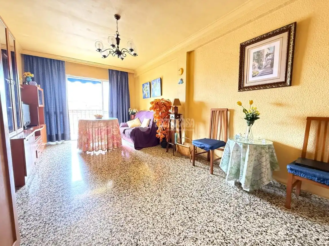 Sala de estar de Piso en venta en Málaga con Terraza