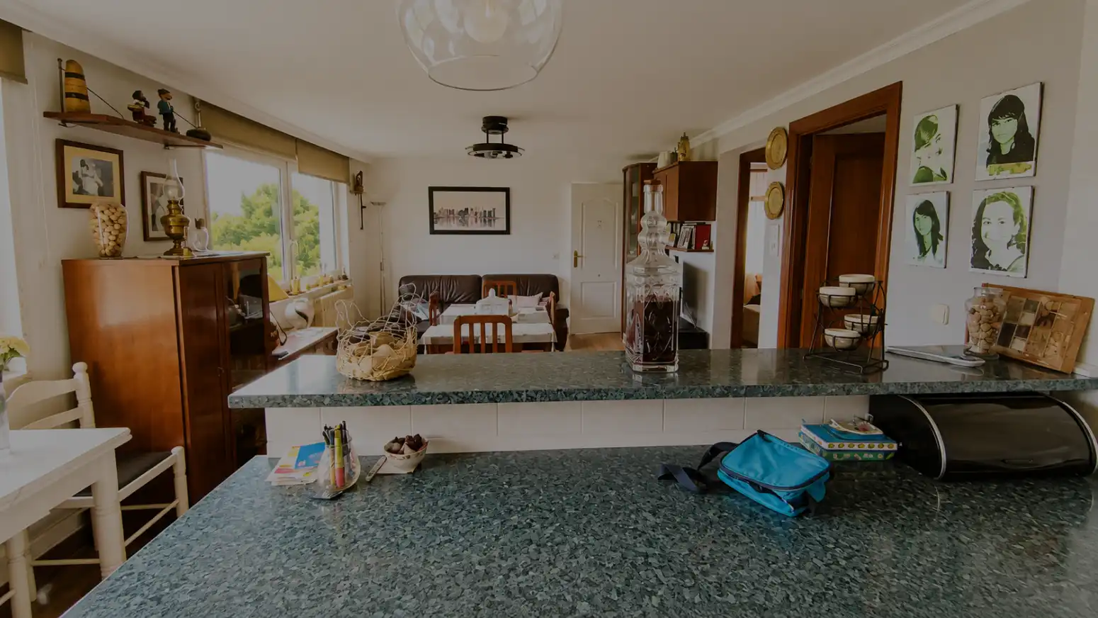 Living room of Houses for sale in Langreo  with Heating, Private garden and Parquet flooring