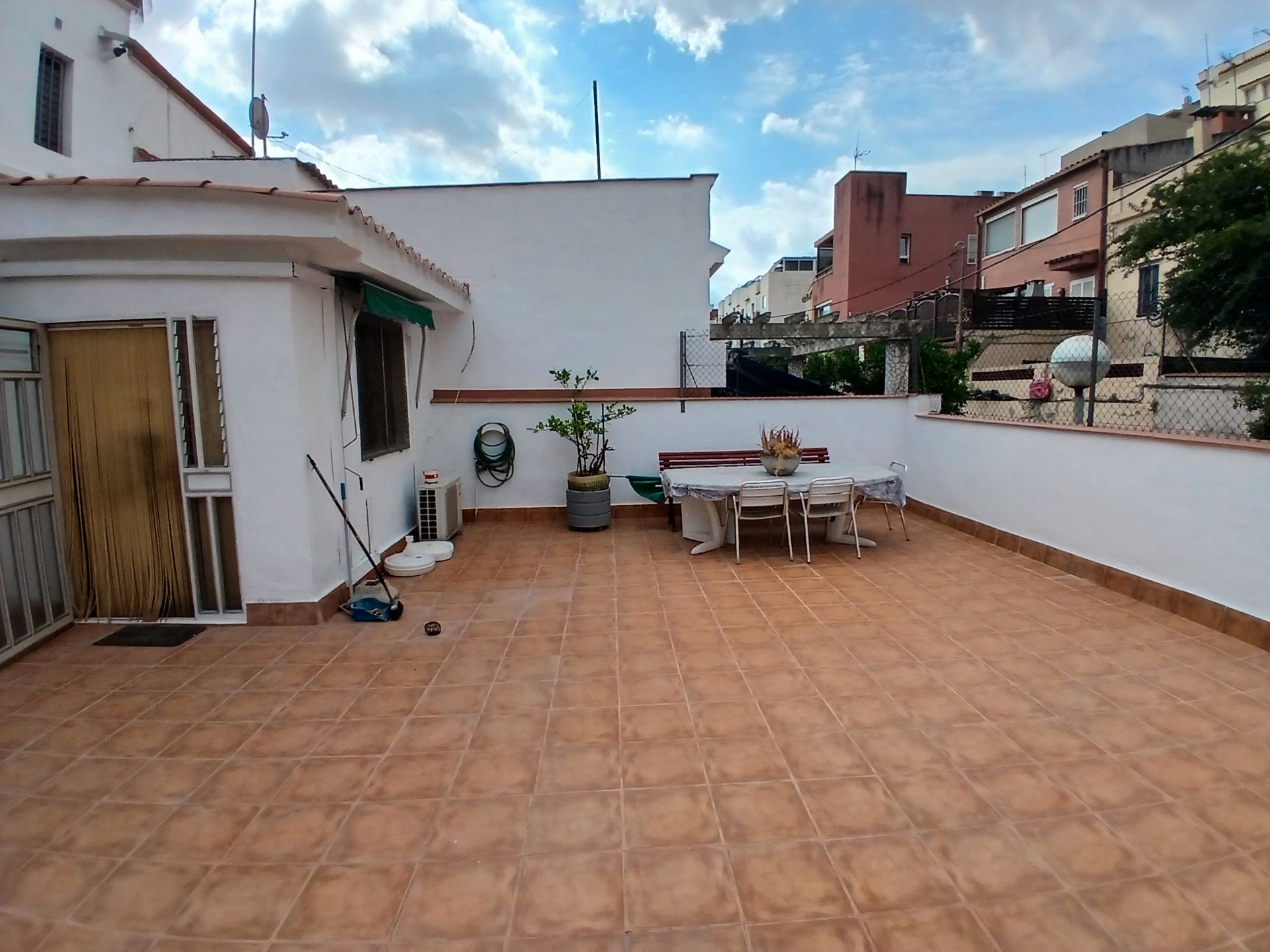 Terrace of Flat to rent in  Barcelona Capital  with Air Conditioner, Heating and Parquet flooring