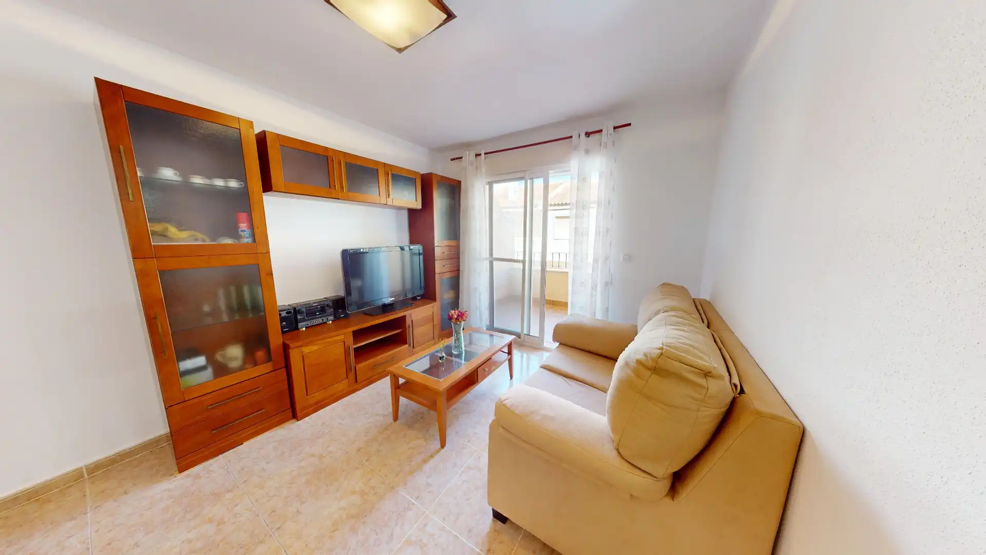 Sala de estar de Piso en venta en Los Alcázares con Aire acondicionado, Terraza y Amueblado