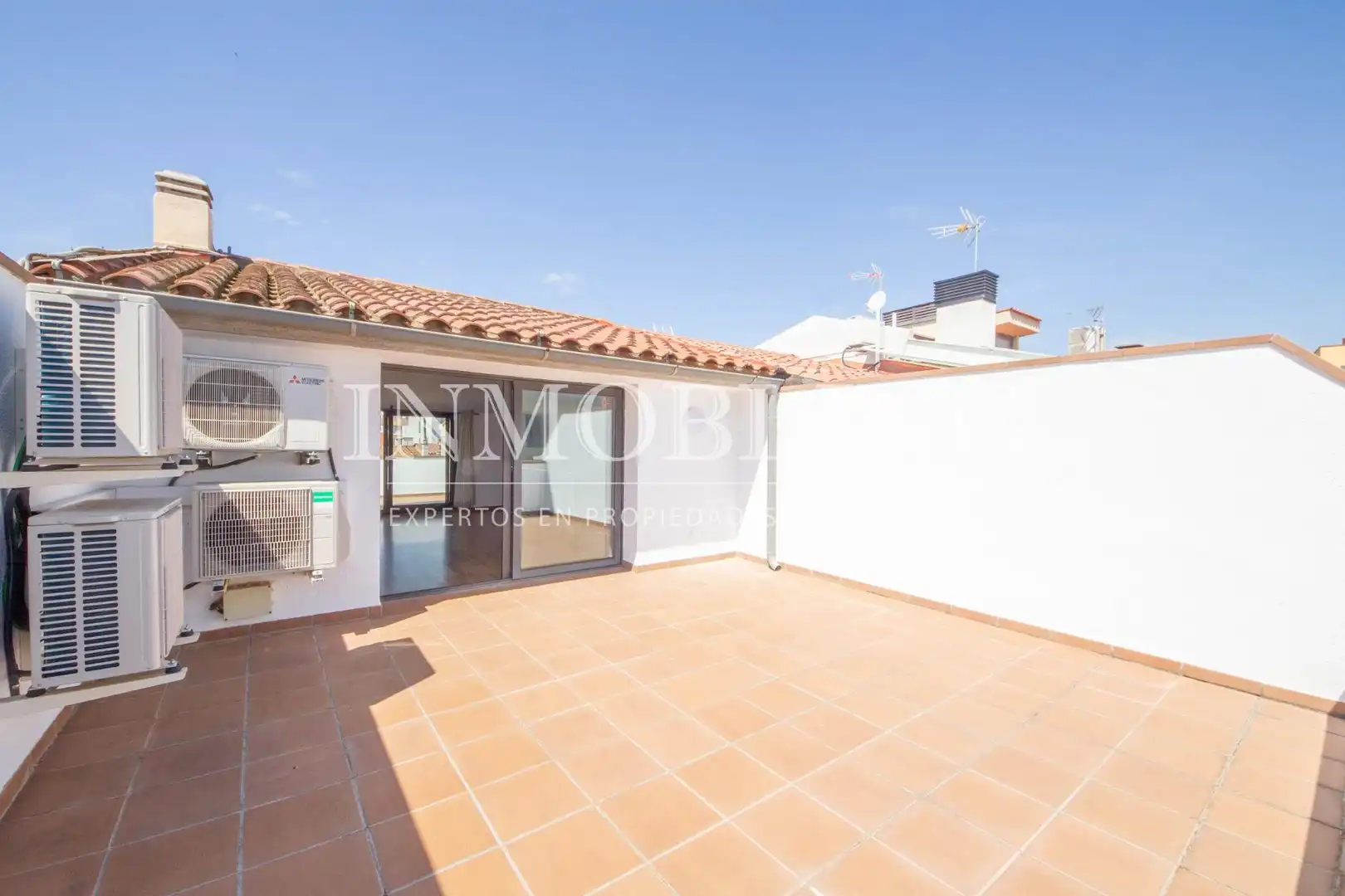 Terrasse von Wohnung zur Miete in Mataró mit Klimaanlage, Heizung und Parkett