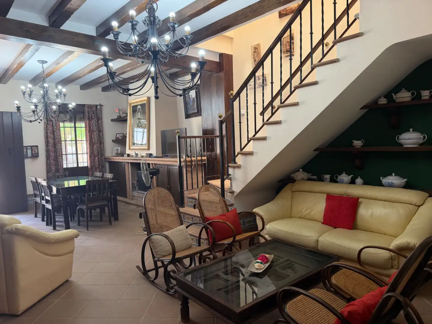 Wohnzimmer von Haus oder Chalet zur Miete in Almonte mit Möbliert