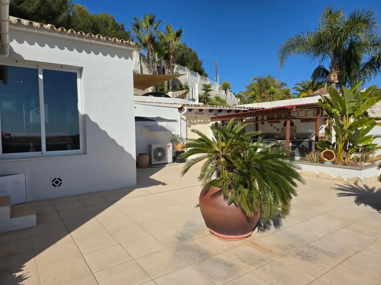 Terraza de Casa o chalet en venta en Calpe / Calp con Aire acondicionado, Calefacción y Jardín privado