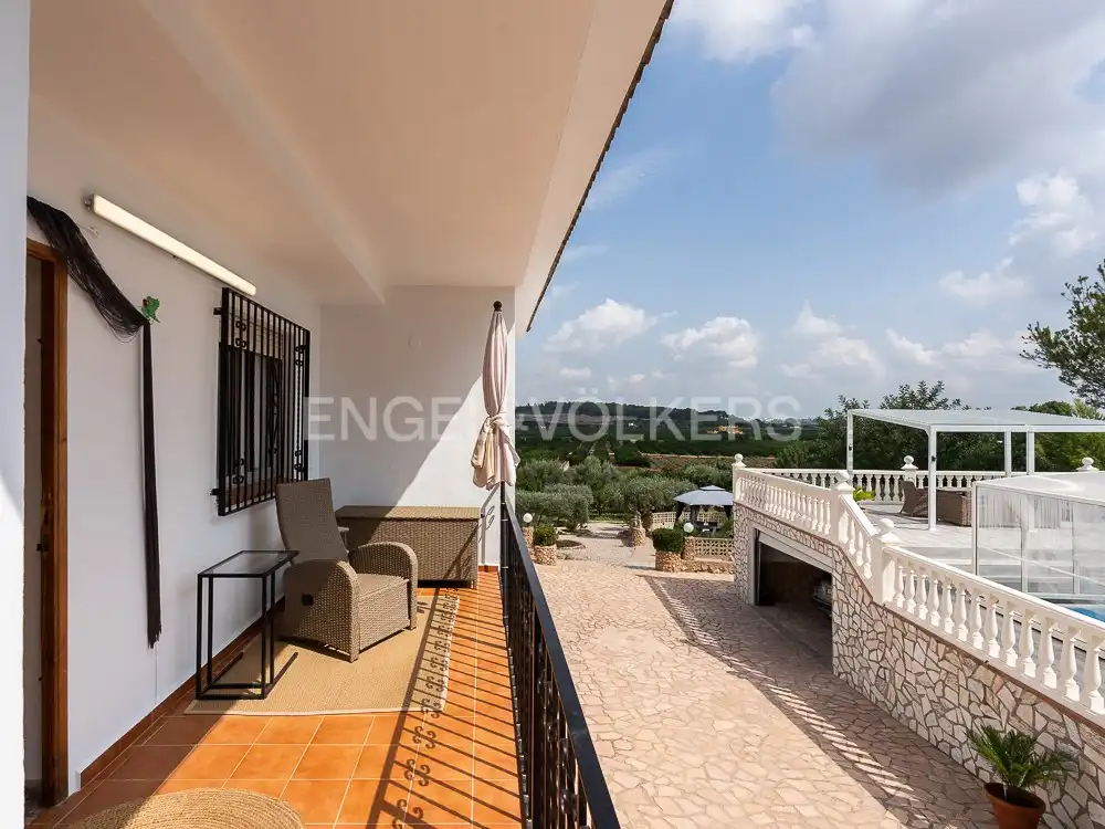 Terrassa de Casa o xalet en venda en Alberic amb Aire condicionat, Calefacció i Jardí privat