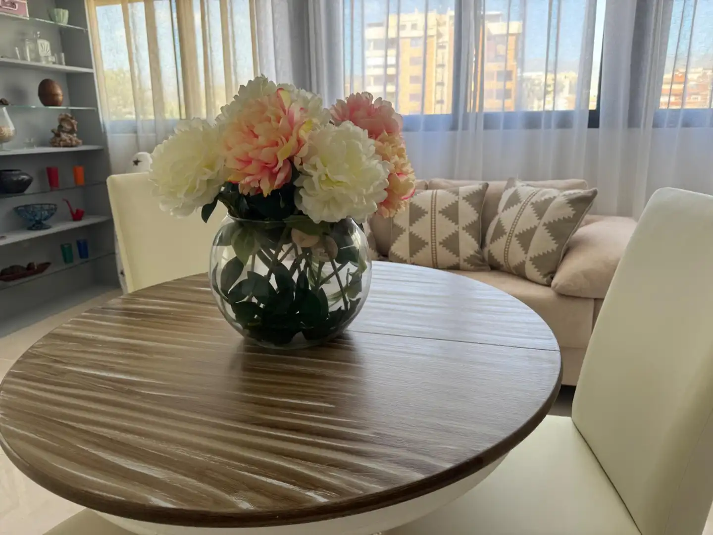 Sala de estar de Piso en venta en Roquetas de Mar con Aire acondicionado, Calefacción y Terraza