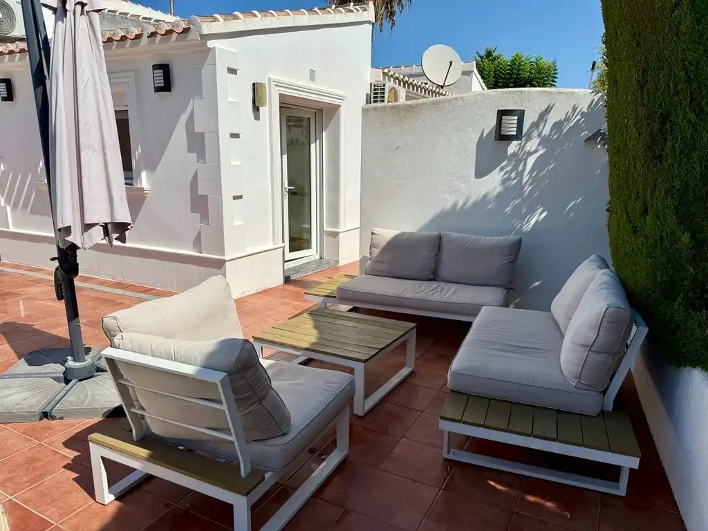 Terraza de Casa o chalet en venta en Jávea / Xàbia con Aire acondicionado, Calefacción y Jardín privado