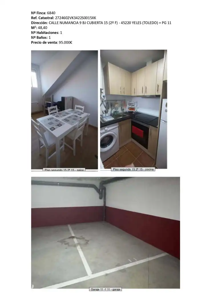 Kitchen of Flat for sale in Yeles  with Heating