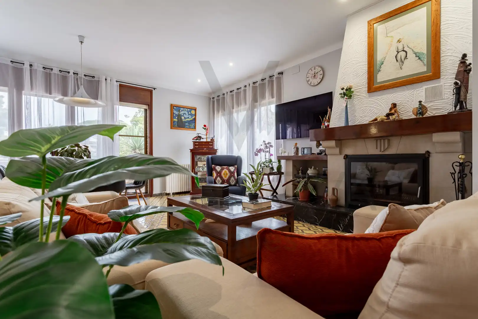 Sala d'estar de Casa o xalet en venda en Valls amb Aire condicionat, Calefacció i Jardí privat