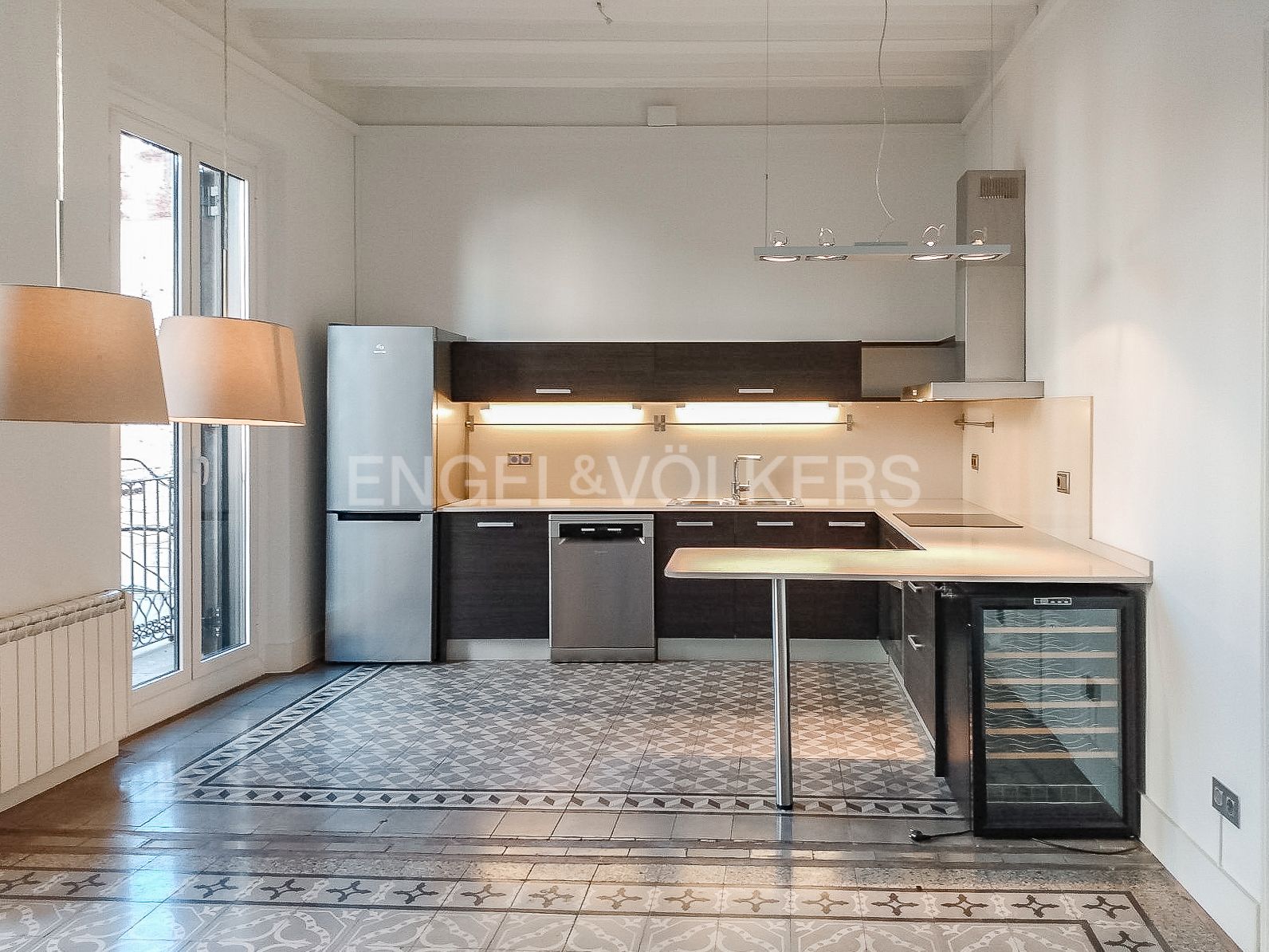 Cocina de Apartamento en venta en  Barcelona Capital con Aire acondicionado, Calefacción y Parquet