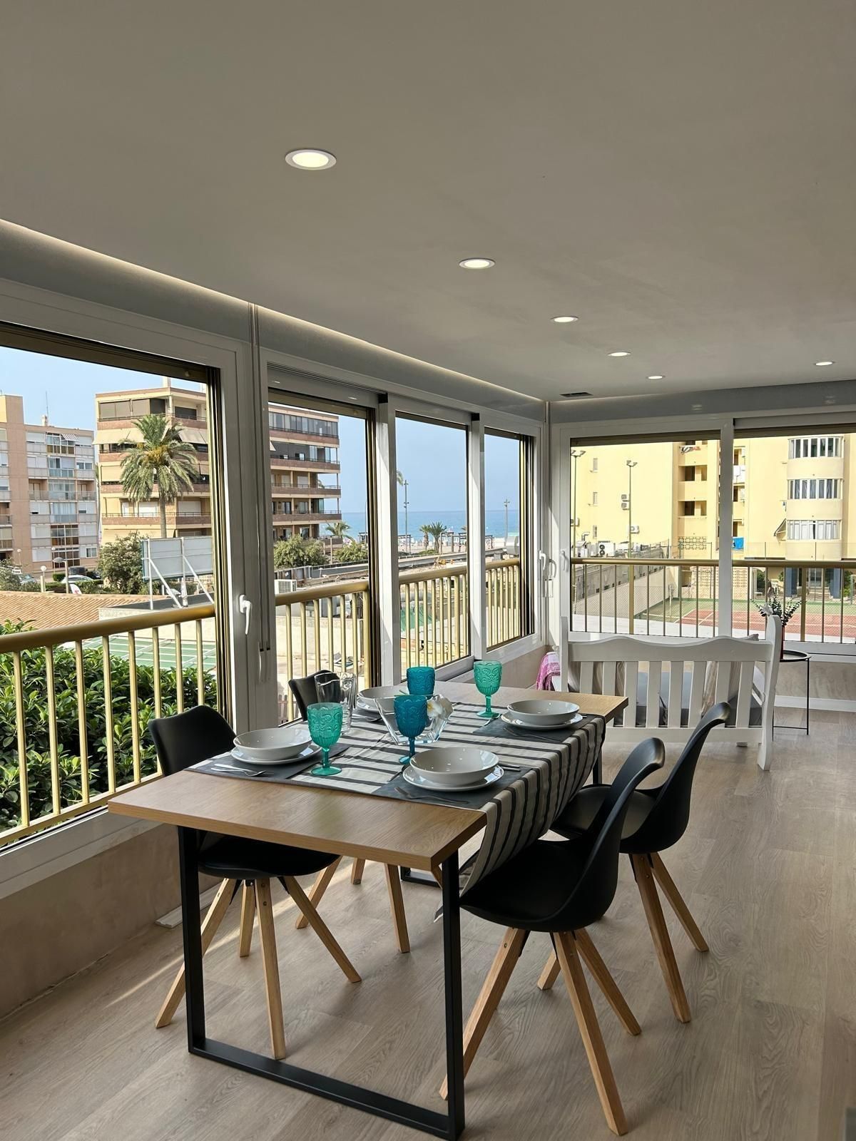 Dining room of Flat to rent in Alicante / Alacant  with Air Conditioner, Heating and Private garden