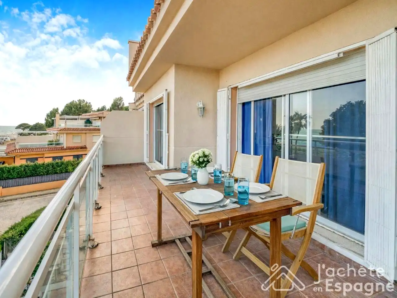 Terraza de Ático en venta en Vandellòs i l'Hospitalet de l'Infant con Aire acondicionado, Terraza y Amueblado