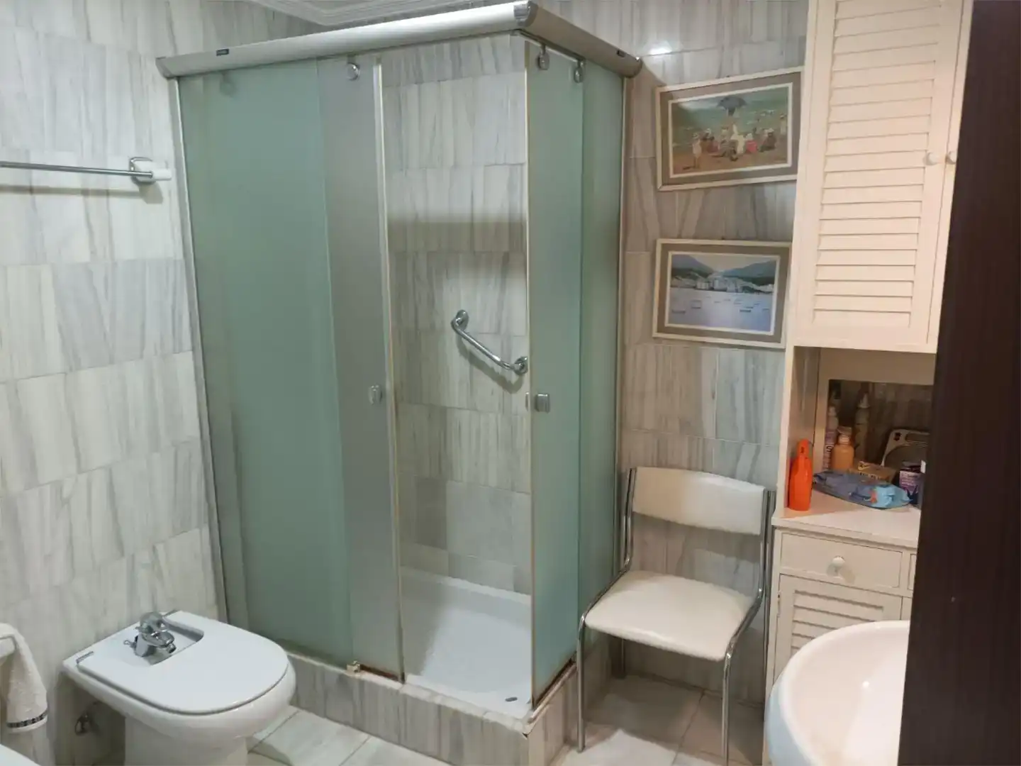 Bathroom of Flat for sale in  Sevilla Capital  with Air Conditioner, Terrace and Balcony