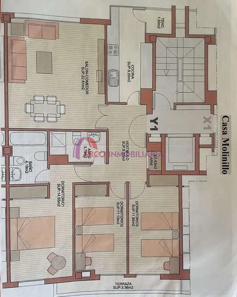 Piso en venta en Burgos con Calefacción, Parquet y Terraza