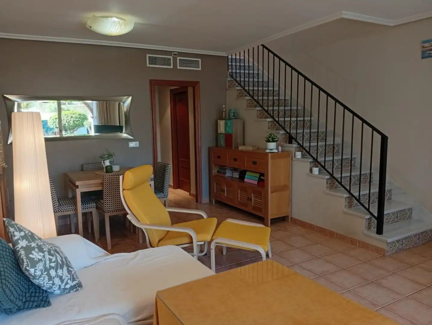 Living room of Detached homes for sale in Vera  with Air Conditioner, Private garden and Terrace