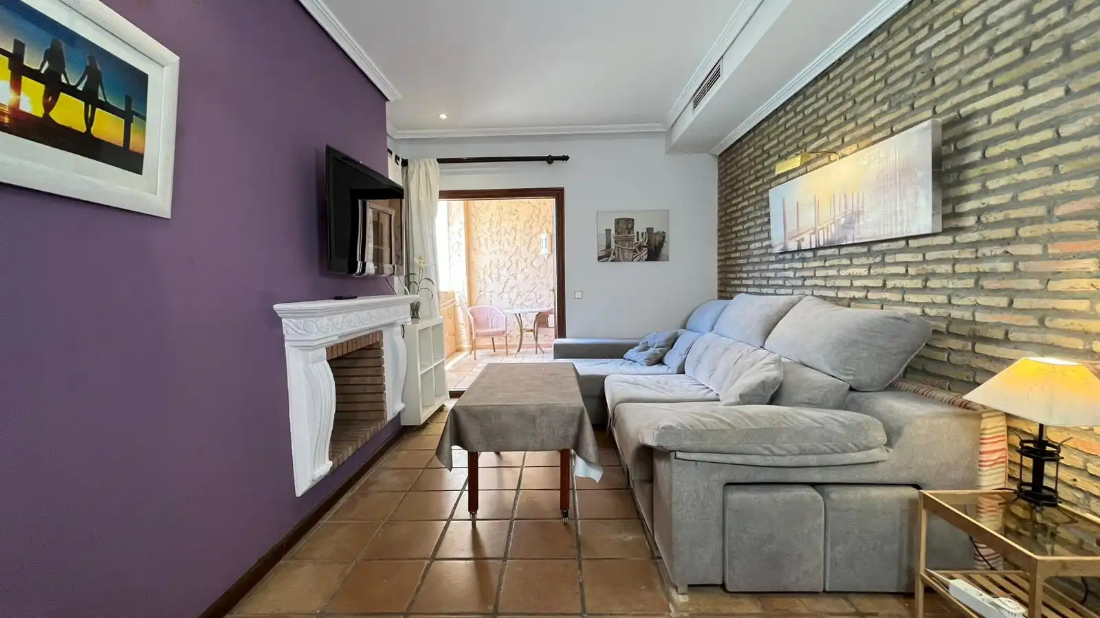 Wohnzimmer von Wohnung zum Verkauf in San Fernando mit Klimaanlage, Terrasse und Alarm