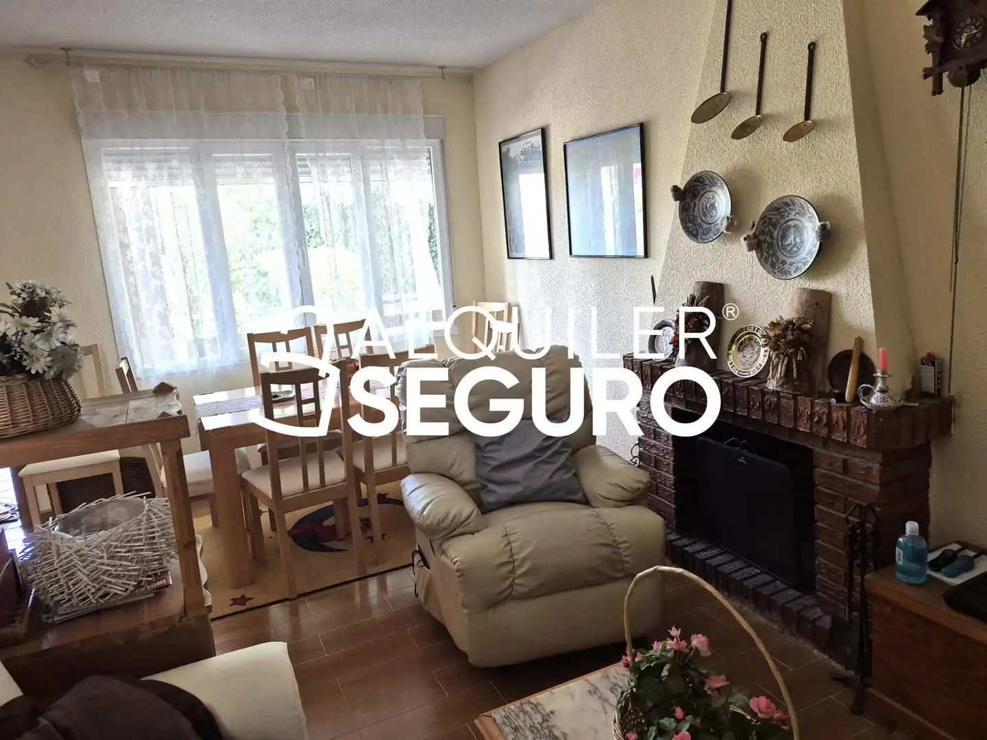 Sala d'estar de Casa o xalet de lloguer en Méntrida amb Moblat