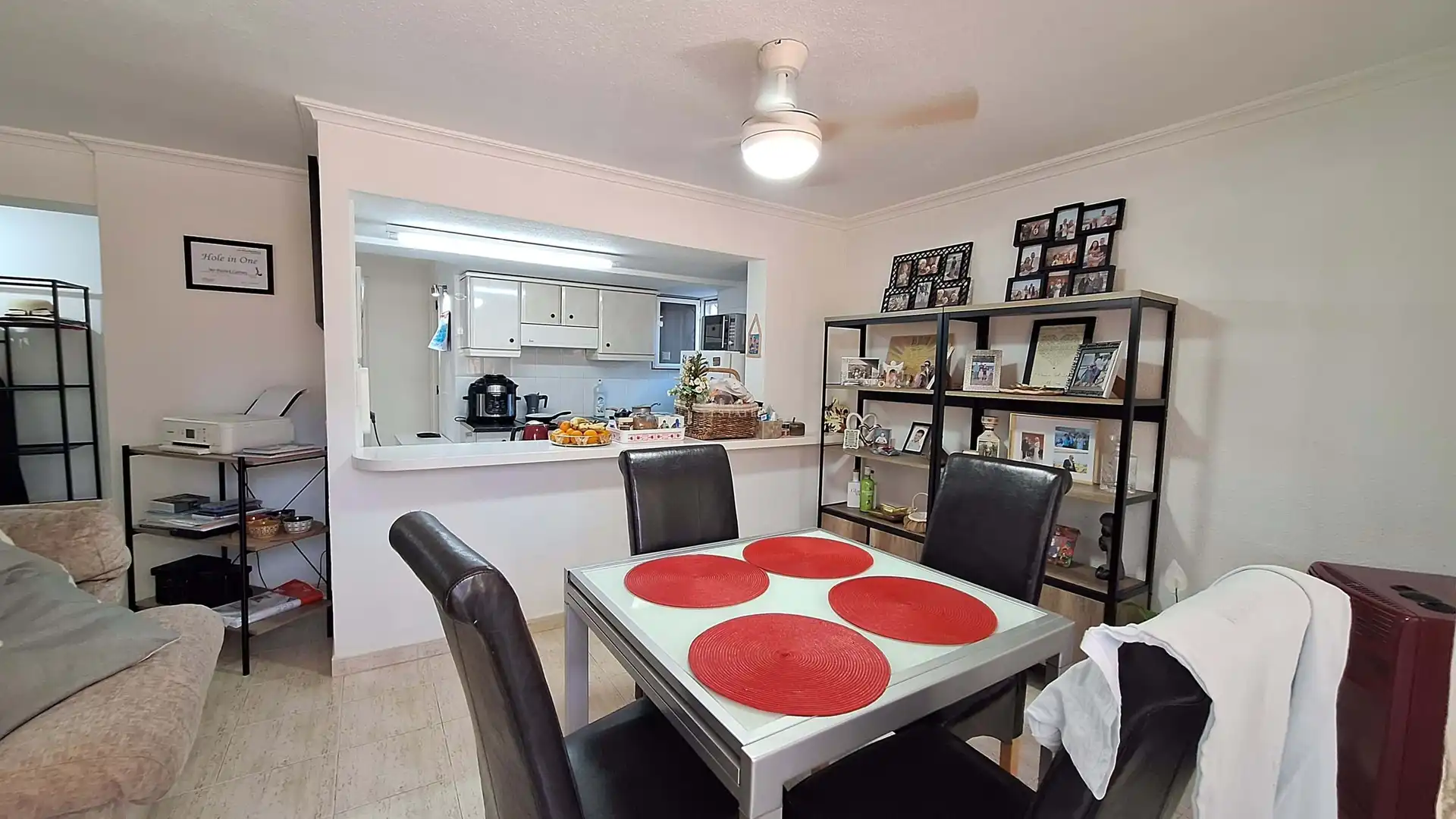 Dining room of Flat for sale in L'Alfàs del Pi  with Air Conditioner, Terrace and Furnished