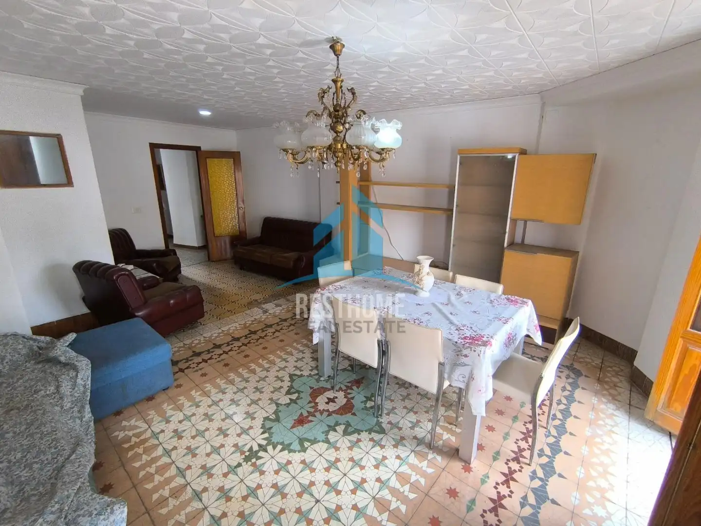 Sala de estar de Casa o chalet en venta en Potries con Aire acondicionado, Terraza y Balcón