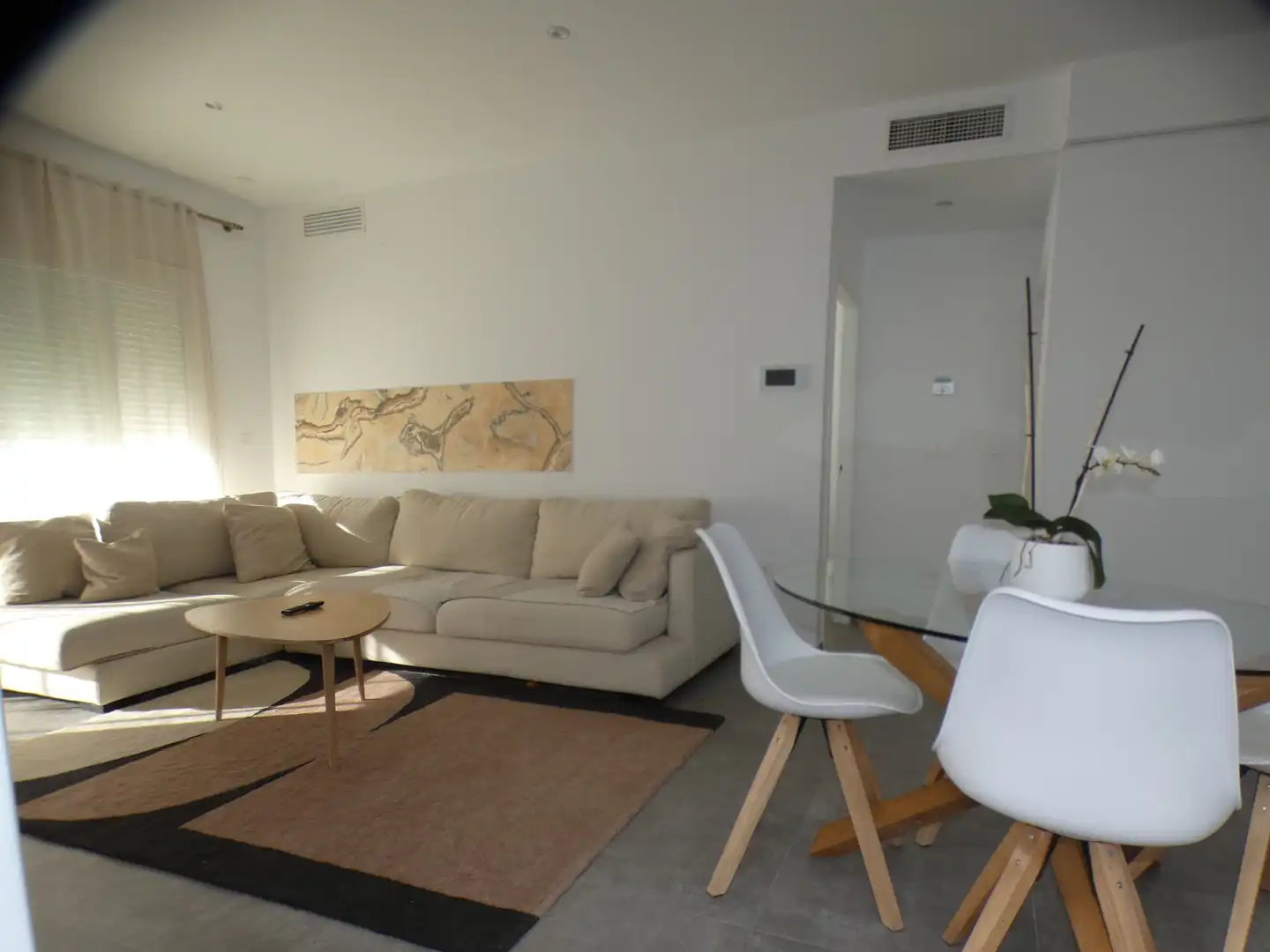 Sala de estar de Casa adosada en venta en San Pedro del Pinatar con Aire acondicionado, Calefacción y Jardín privado