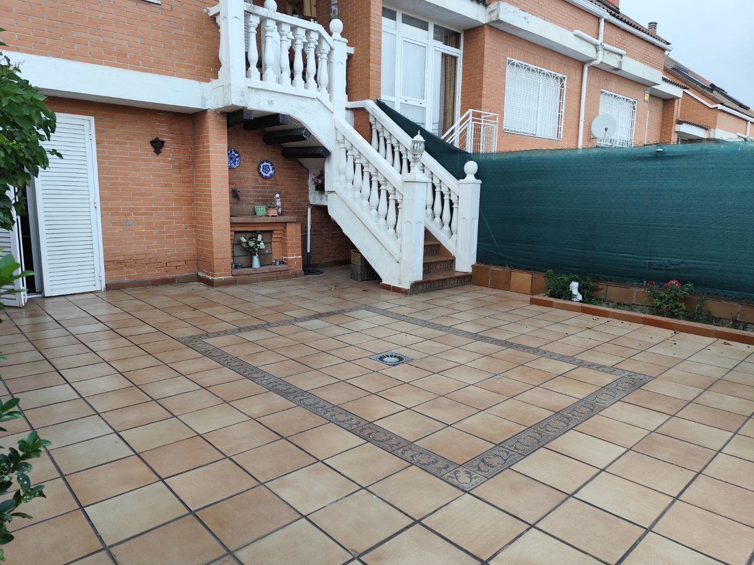 Terrace of Single-family semi-detached for sale in Móstoles  with Heating, Private garden and Parquet flooring