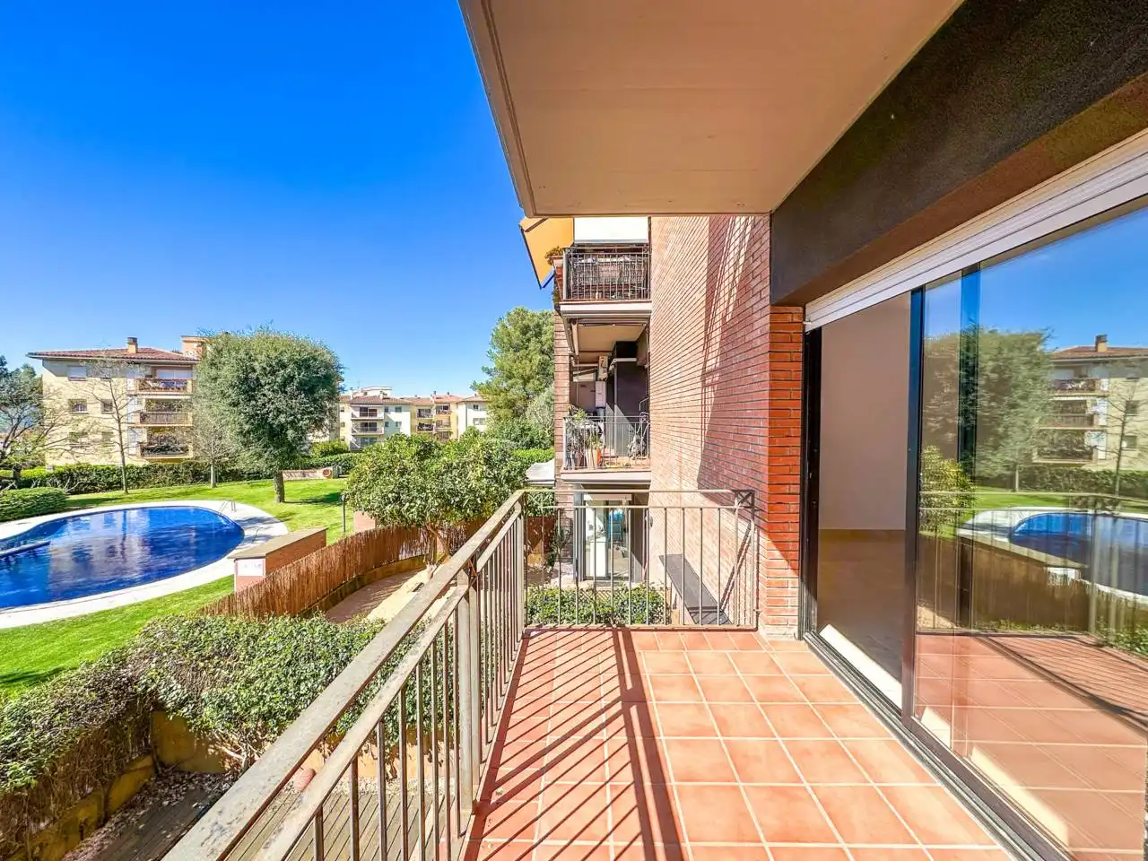 Terrasse von Wohnung zum Verkauf in Girona mit Heizung, Terrasse und Balkon