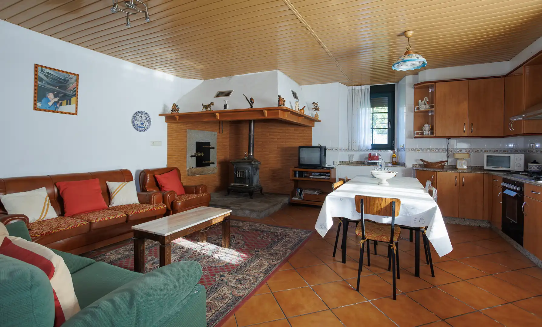 Living room of Country homes for sale in Boimorto  with Furnished